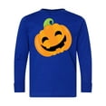 thumbnail image 1 of Inktastic Halloween Pumpkin Long Sleeve Youth T-Shirt, 1 of 5
