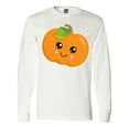 thumbnail image 1 of Inktastic Halloween Pumpkin, Smiling Pumpkin, Trick or Treat Long Sleeve T-Shirt, 1 of 5