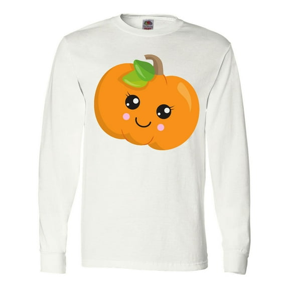 Inktastic Halloween Pumpkin, Smiling Pumpkin, Trick or Treat Long Sleeve T-Shirt