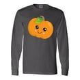 thumbnail image 1 of Inktastic Halloween Pumpkin, Smiling Pumpkin, Trick or Treat Long Sleeve T-Shirt, 1 of 5