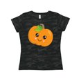 thumbnail image 1 of Inktastic Halloween Pumpkin, Smiling Pumpkin, Trick or Treat Women's T-Shirt, 1 of 5