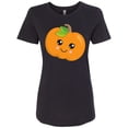 thumbnail image 1 of Inktastic Halloween Pumpkin, Smiling Pumpkin, Trick or Treat Women's T-Shirt, 1 of 5