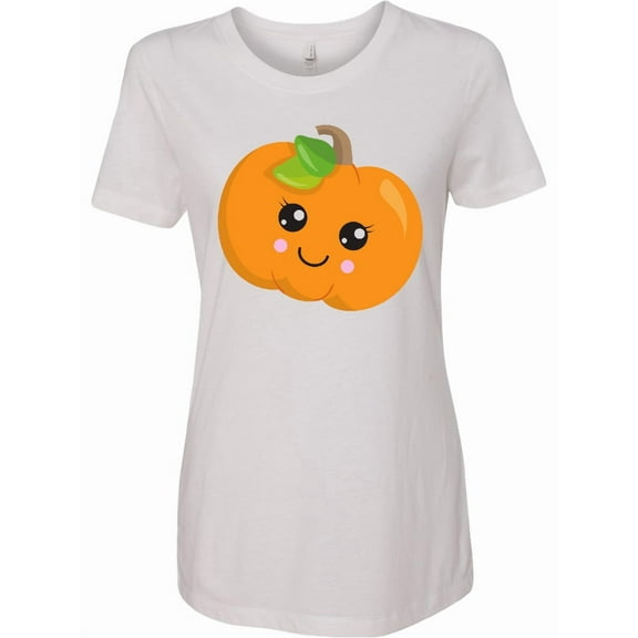 Inktastic Halloween Pumpkin, Smiling Pumpkin, Trick or Treat Women's T-Shirt