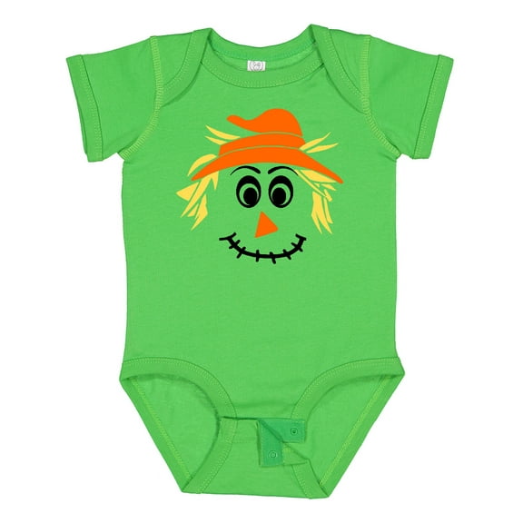 Inktastic Halloween Scarecrow Male Face Boys or Girls Baby Bodysuit