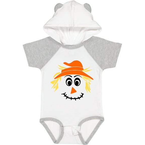 Inktastic Halloween Scarecrow Male Face Boys or Girls Baby Bodysuit