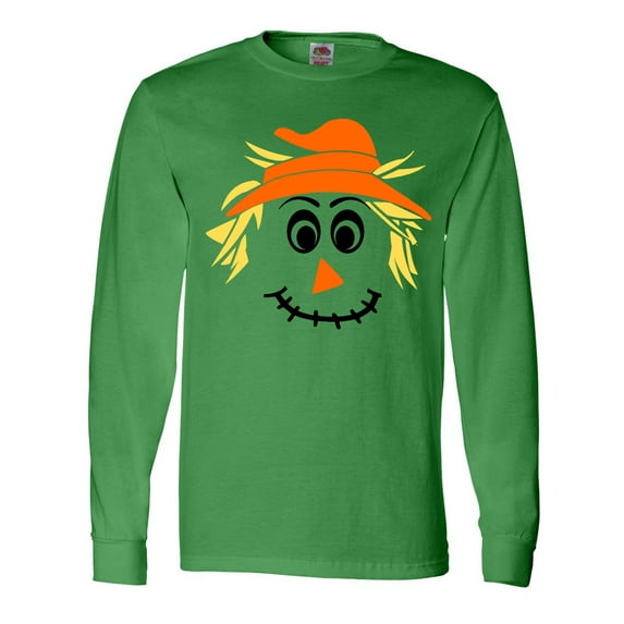 Inktastic Halloween Scarecrow Male Face Long Sleeve T-Shirt