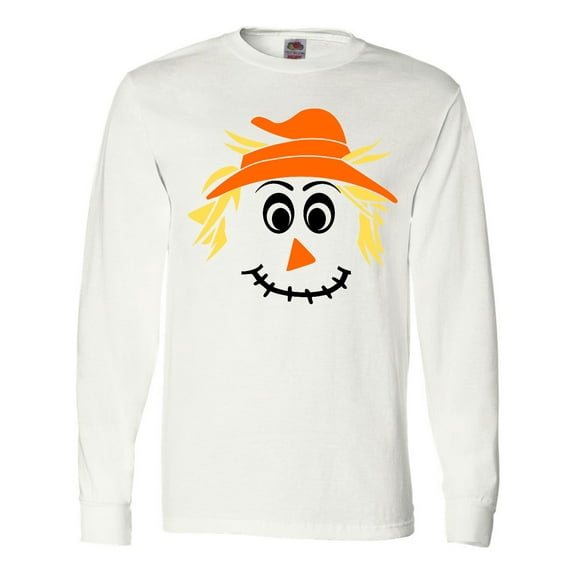 Inktastic Halloween Scarecrow Male Face Long Sleeve T-Shirt