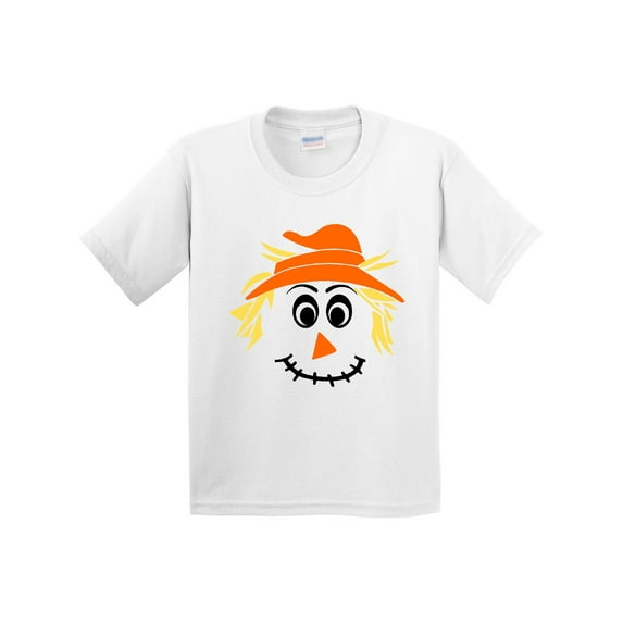 Inktastic Halloween Scarecrow Male Face Youth T-Shirt