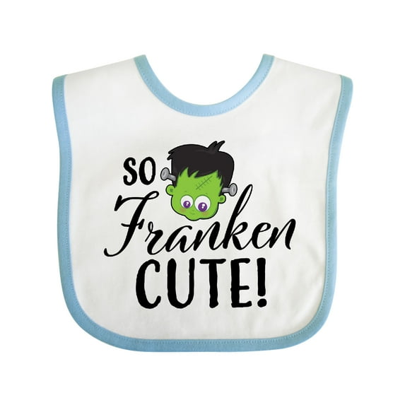 Inktastic Halloween So Franken Cute Boys or Girls Baby Bib