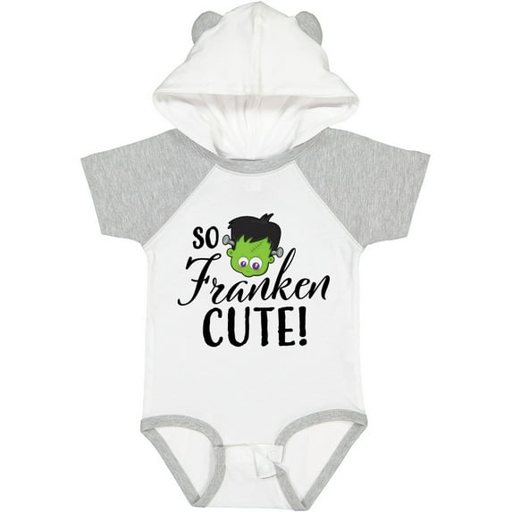 Inktastic Halloween So Franken Cute Boys or Girls Baby Bodysuit