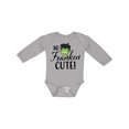 thumbnail image 1 of Inktastic Halloween So Franken Cute Boys or Girls Long Sleeve Baby Bodysuit, 1 of 5