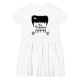 thumbnail image 1 of Inktastic Halloween So Franken Cute Frankenstein Girls Toddler Dress, 1 of 5