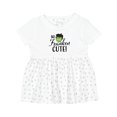 thumbnail image 1 of Inktastic Halloween So Franken Cute Girls Baby Dress, 1 of 5