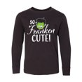 thumbnail image 1 of Inktastic Halloween So Franken Cute Long Sleeve Youth T-Shirt, 1 of 5