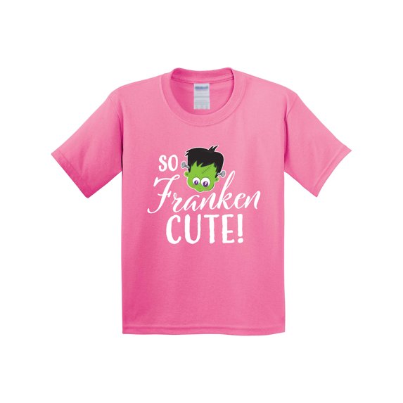 Inktastic Halloween So Franken Cute Youth T-Shirt