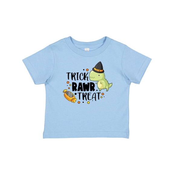 Inktastic Halloween Trick Rawr Treat with Dinosaur Boys or Girls Baby T-Shirt