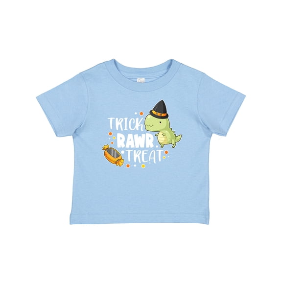 Inktastic Halloween Trick Rawr Treat with Dinosaur Boys or Girls Baby T-Shirt