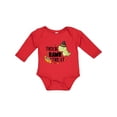 thumbnail image 1 of Inktastic Halloween Trick Rawr Treat with Dinosaur Boys or Girls Long Sleeve Baby Bodysuit, 1 of 5