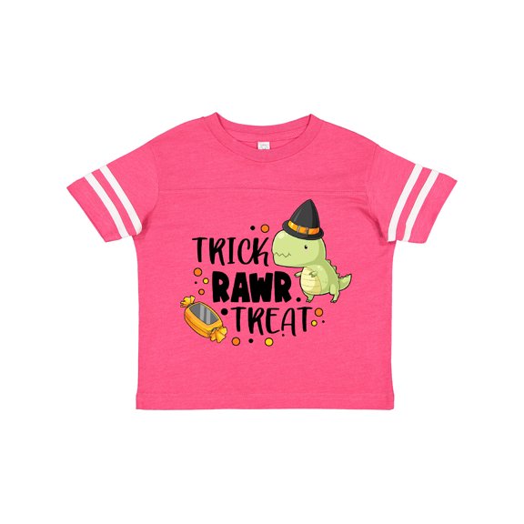 Inktastic Halloween Trick Rawr Treat with Dinosaur Boys or Girls Toddler T-Shirt