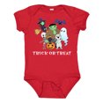 thumbnail image 1 of Inktastic Halloween Trick-or-Treat Cute Group of Monsters Boys or Girls Baby Bodysuit, 1 of 5