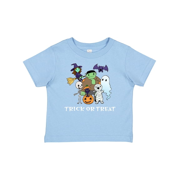 Inktastic Halloween Trick-or-Treat Cute Group of Monsters Boys or Girls Baby T-Shirt
