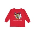 thumbnail image 1 of Inktastic Halloween Trick-or-Treat Cute Group of Monsters Boys or Girls Long Sleeve Toddler T-Shirt, 1 of 5