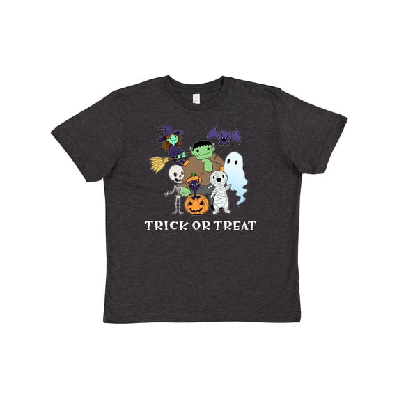 Inktastic Halloween Trick-or-Treat Cute Group of Monsters Youth T-Shirt