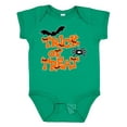 thumbnail image 1 of Inktastic Halloween Trick-or-Treat with Spider and Bats Boys or Girls Baby Bodysuit, 1 of 5