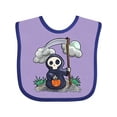 thumbnail image 1 of Inktastic Halloween Trick or Treating Cute Grim Reaper Boys or Girls Baby Bib, 1 of 4