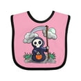 thumbnail image 1 of Inktastic Halloween Trick or Treating Cute Grim Reaper Boys or Girls Baby Bib, 1 of 4