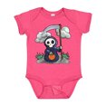 thumbnail image 1 of Inktastic Halloween Trick or Treating Cute Grim Reaper Boys or Girls Baby Bodysuit, 1 of 5
