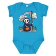 thumbnail image 1 of Inktastic Halloween Trick or Treating Cute Grim Reaper Boys or Girls Baby Bodysuit, 1 of 5
