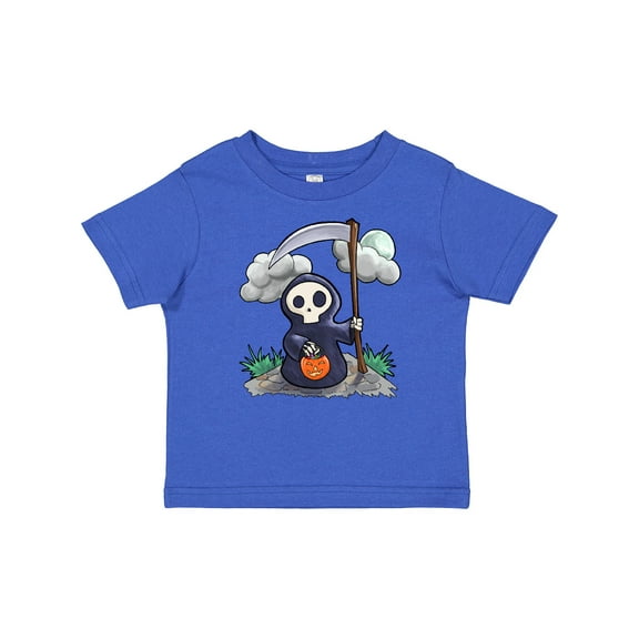 Inktastic Halloween Trick or Treating Cute Grim Reaper Boys or Girls Baby T-Shirt