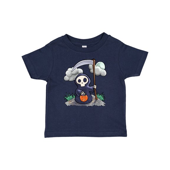Inktastic Halloween Trick or Treating Cute Grim Reaper Boys or Girls Baby T-Shirt
