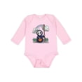 thumbnail image 1 of Inktastic Halloween Trick or Treating Cute Grim Reaper Boys or Girls Long Sleeve Baby Bodysuit, 1 of 5