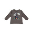 thumbnail image 1 of Inktastic Halloween Trick or Treating Cute Grim Reaper Boys or Girls Long Sleeve Toddler T-Shirt, 1 of 5