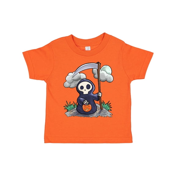 Inktastic Halloween Trick or Treating Cute Grim Reaper Boys or Girls Toddler T-Shirt