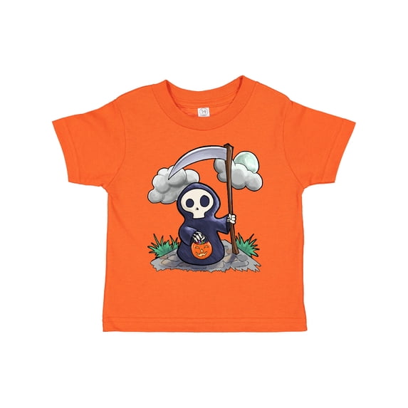 Inktastic Halloween Trick or Treating Cute Grim Reaper Boys or Girls Toddler T-Shirt