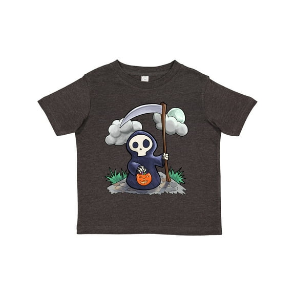 Inktastic Halloween Trick or Treating Cute Grim Reaper Boys or Girls Toddler T-Shirt