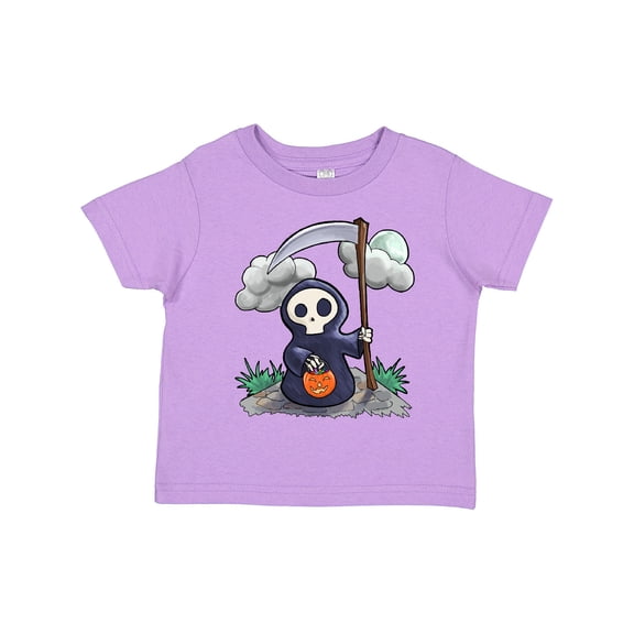 Inktastic Halloween Trick or Treating Cute Grim Reaper Boys or Girls Toddler T-Shirt