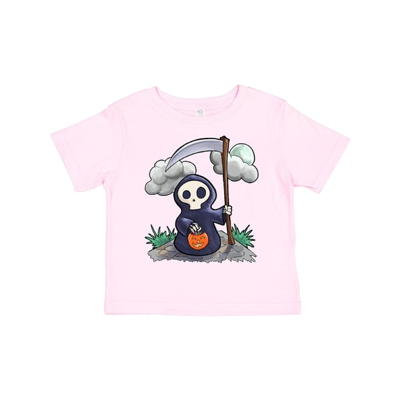 Inktastic Halloween Trick or Treating Cute Grim Reaper Boys or Girls Toddler T-Shirt