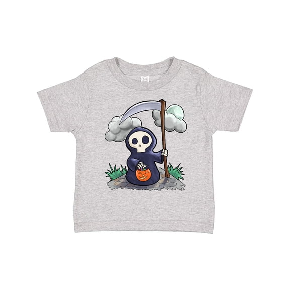 Inktastic Halloween Trick or Treating Cute Grim Reaper Boys or Girls Toddler T-Shirt