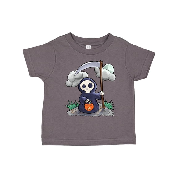 Inktastic Halloween Trick or Treating Cute Grim Reaper Boys or Girls Toddler T-Shirt