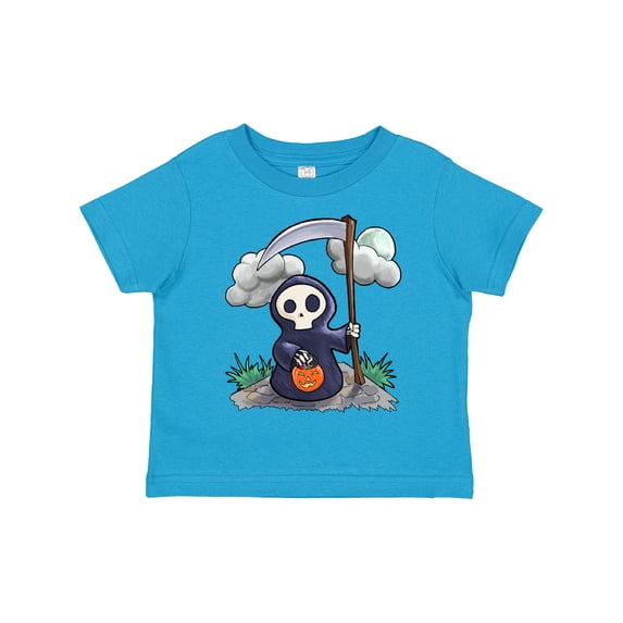 Inktastic Halloween Trick or Treating Cute Grim Reaper Boys or Girls Toddler T-Shirt