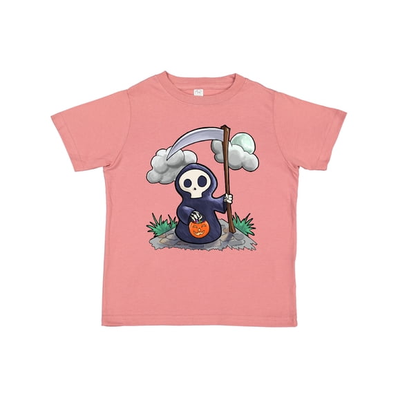 Inktastic Halloween Trick or Treating Cute Grim Reaper Boys or Girls Toddler T-Shirt