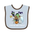 thumbnail image 1 of Inktastic Halloween Trick-or-treat Cute Group of Monsters Boys or Girls Baby Bib, 1 of 4