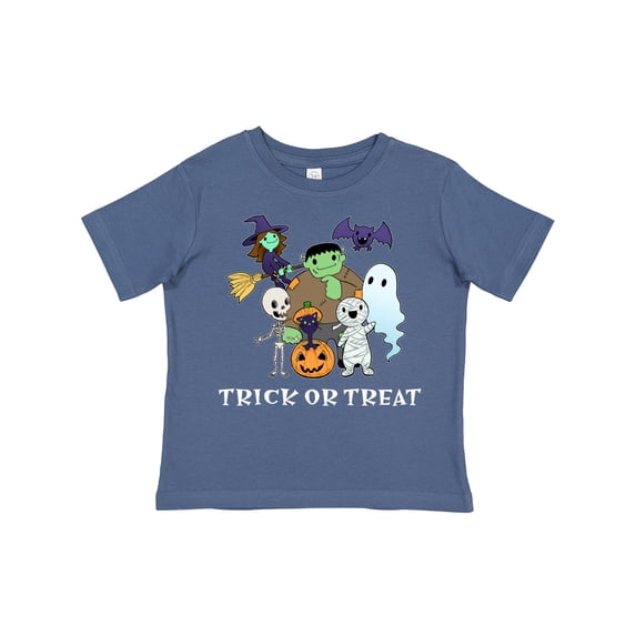 Inktastic Halloween Trick-or-treat Cute Group of Monsters Boys or Girls Toddler T-Shirt