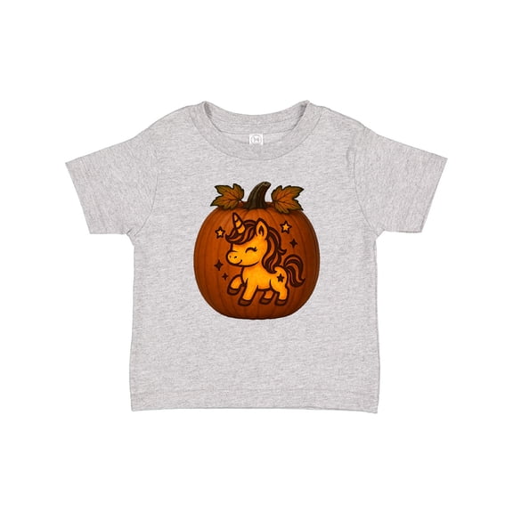 Inktastic Halloween Unicorn Pumpkin Girls Baby T-Shirt