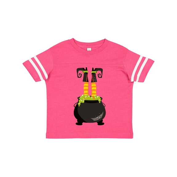 Inktastic Halloween, Witch Cauldron, Witch Legs, Potion Boys or Girls Toddler T-Shirt