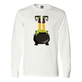 thumbnail image 1 of Inktastic Halloween, Witch Cauldron, Witch Legs, Potion Long Sleeve T-Shirt, 1 of 5